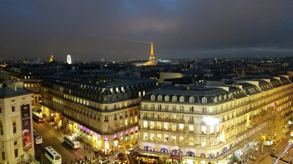 View from Galeries Lafayette