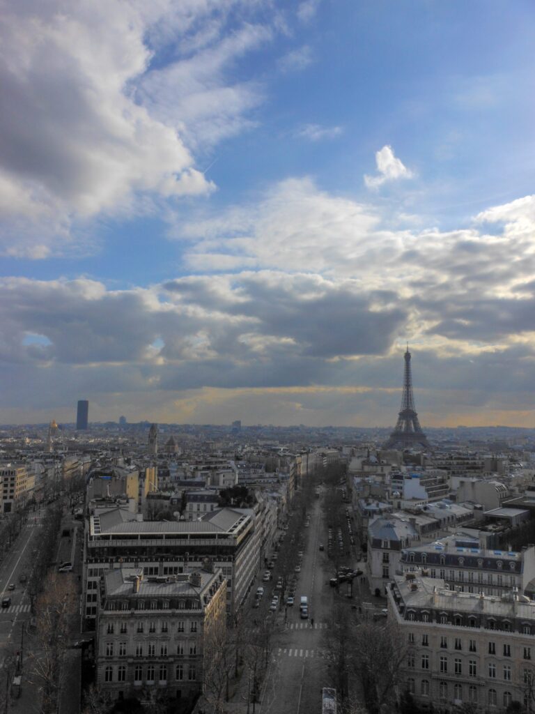 View from Arc de Triumph