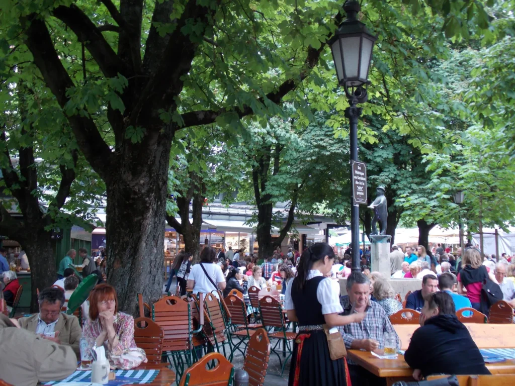 Beer Garden in Munich
