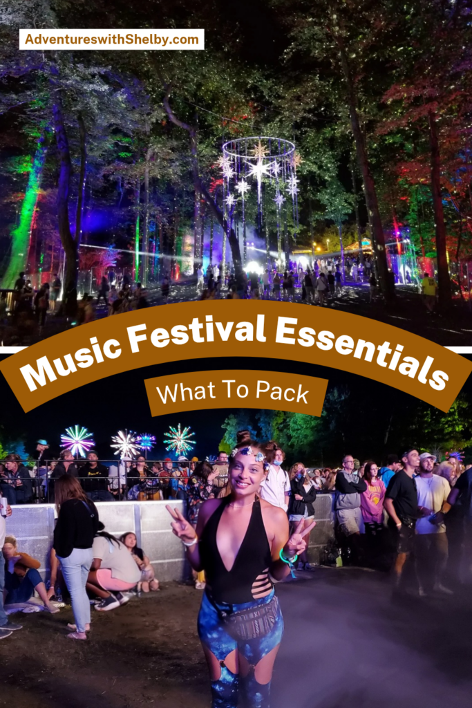 Music Festival Essentials: What to Pack for a Weekend Festival | Adventures with Shelby