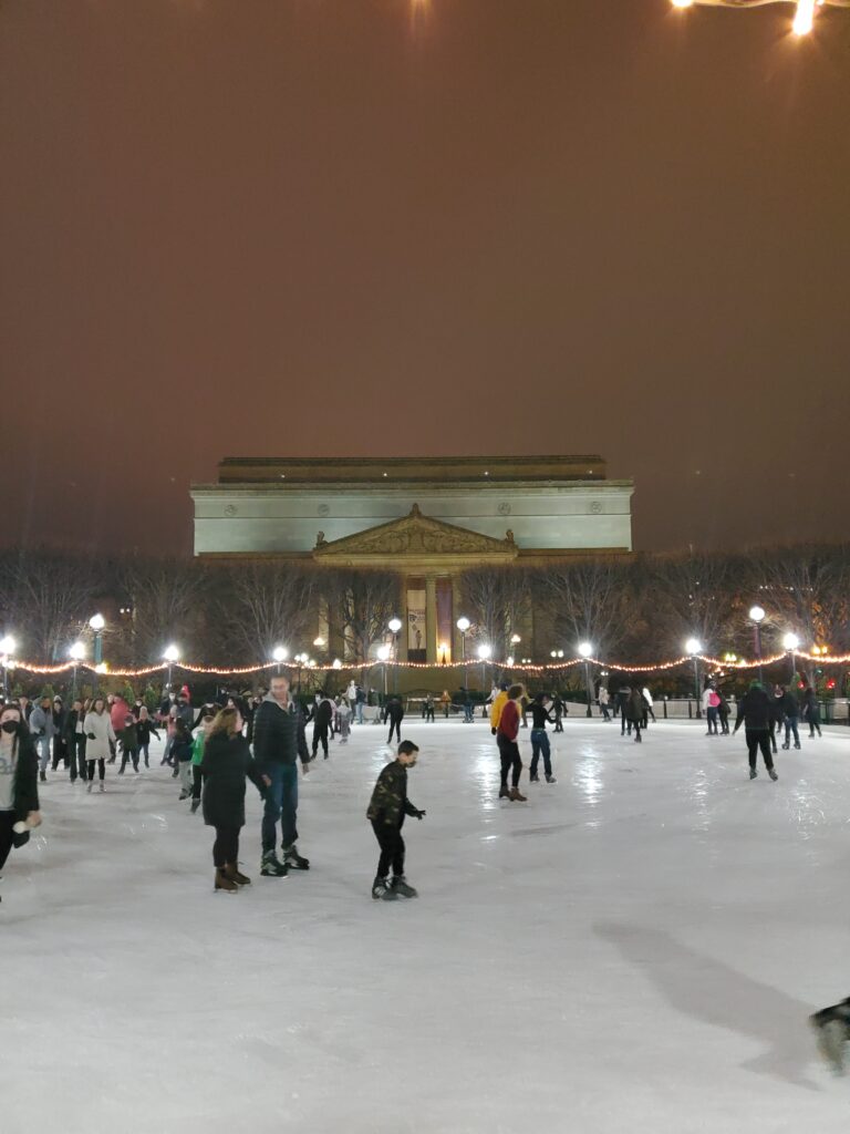 Ice Skating on the National Mall | Adventures with Shelby